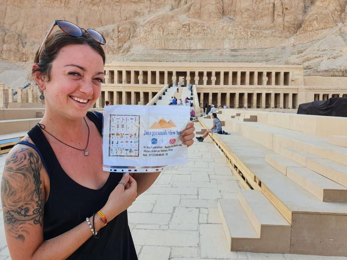 مبيت وإفطار Kafret el-Gabal Jana Pyramids View In 3 المظهر الخارجي الصورة