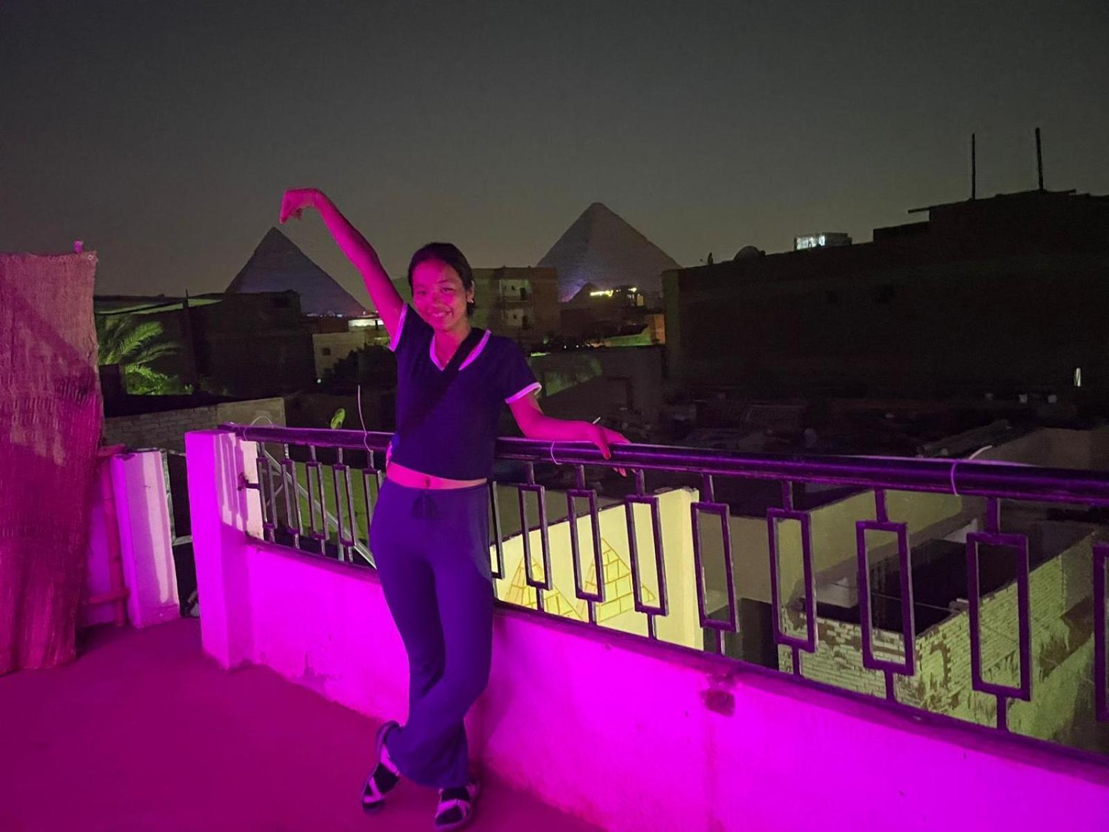 مبيت وإفطار Kafret el-Gabal Jana Pyramids View In 3 المظهر الخارجي الصورة